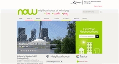 Desktop Screenshot of now.winnipeg.ca